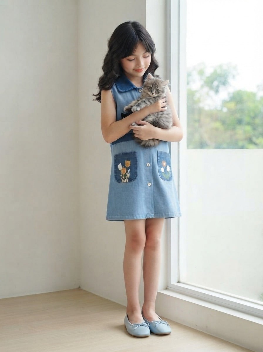 Dress Girly Miss Blue Alice - Foto 4
