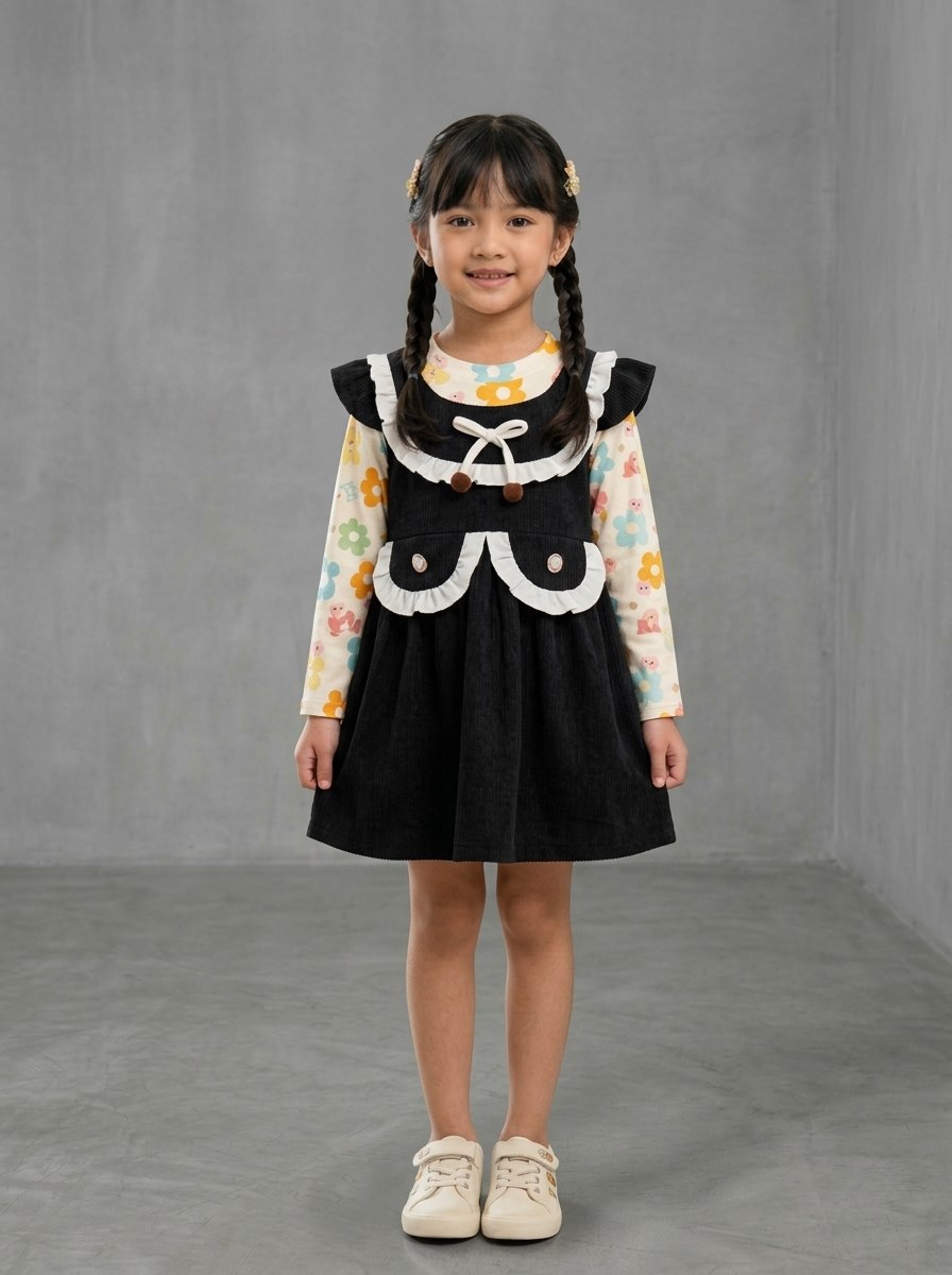 DRESS GIRLS LILAC FAWN