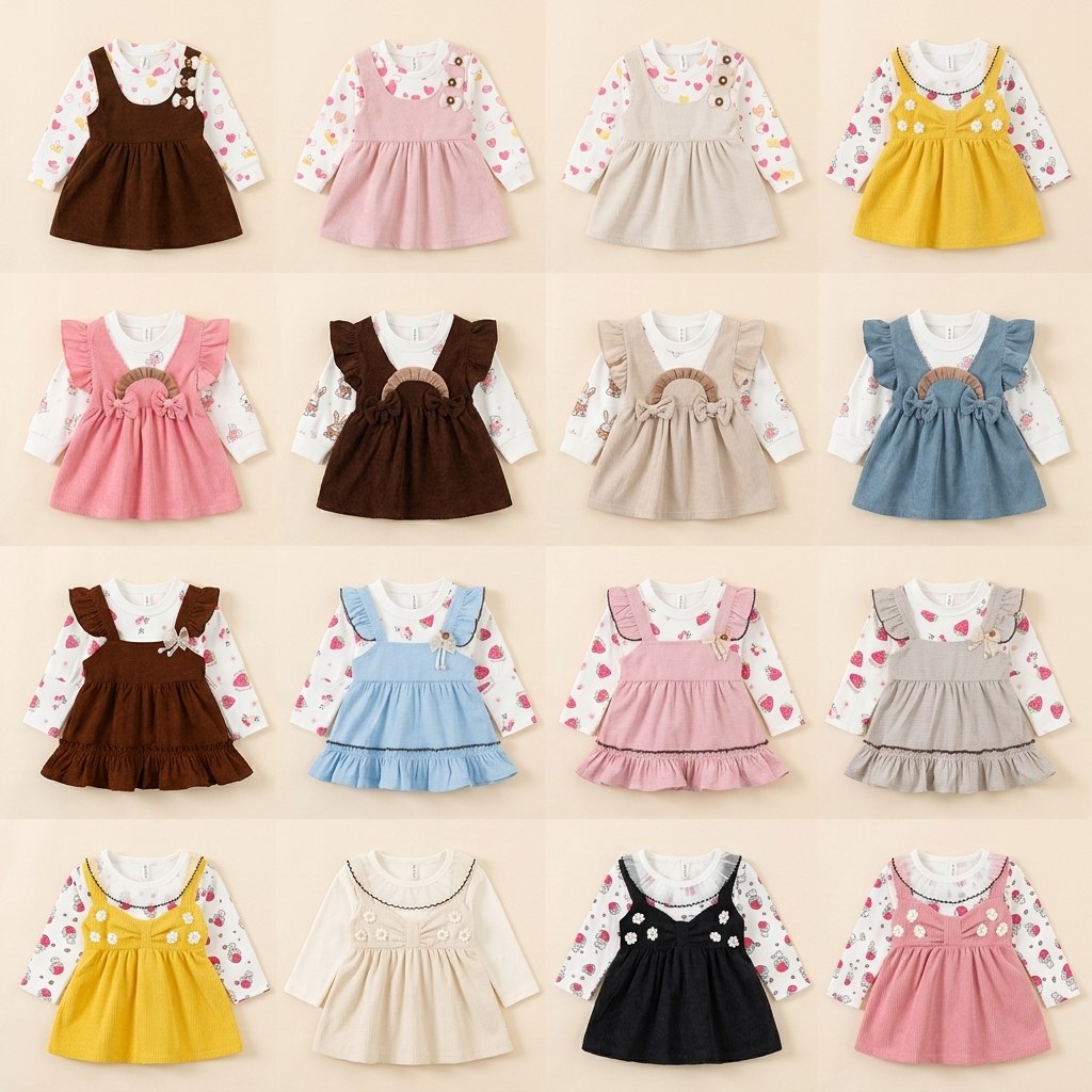 DRESS GIRLS LILAC FAWN