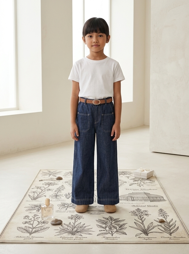 Pants Girl Dainty Dotted Denims โ tampilan lain