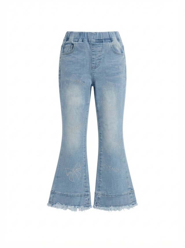 Pants Girl Denim Modern Style