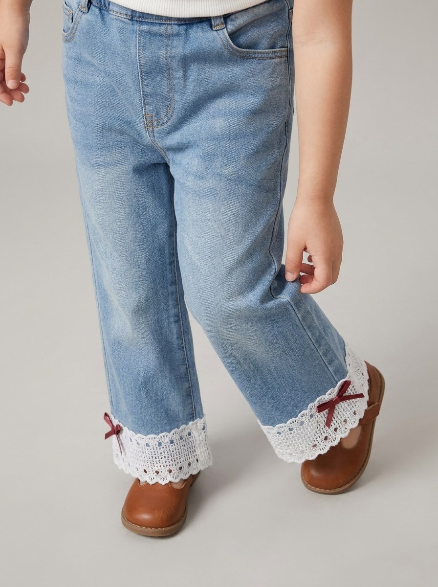 Pants Girls Adorable Crochet - Foto 6