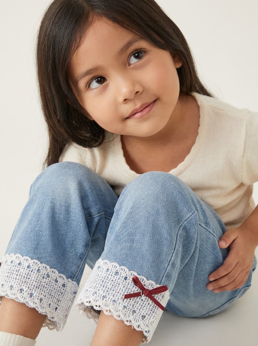 Pants Girls Adorable Crochet - Foto 8