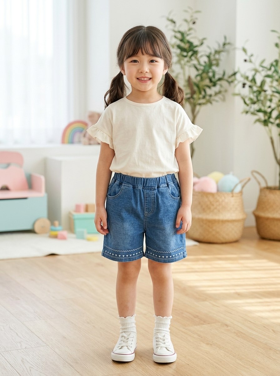 PANTS GIRLS DOLLY DUSK HOTPANTS JEANS - Foto 2