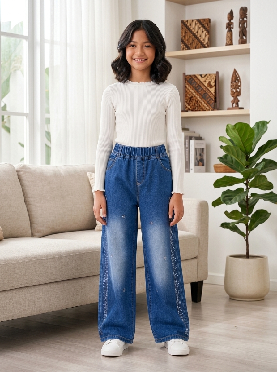 Pants Girls Fawn Scuff