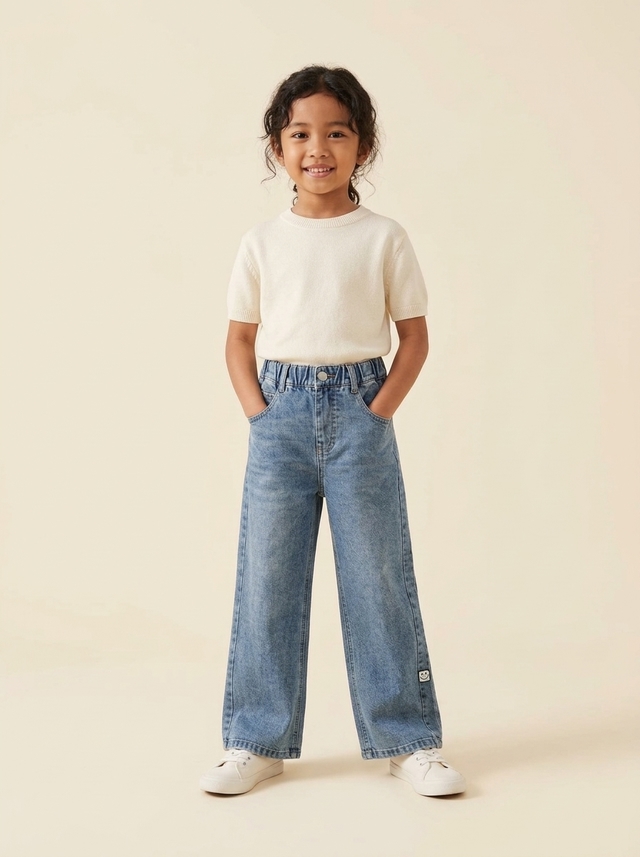 Pants Girls Little Rockstar Denim โ tampilan lain