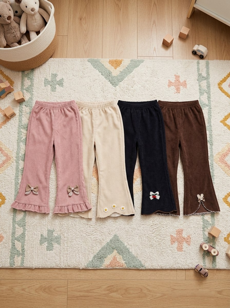 PANTS GIRLS PEBBLE POPPY - Foto 2