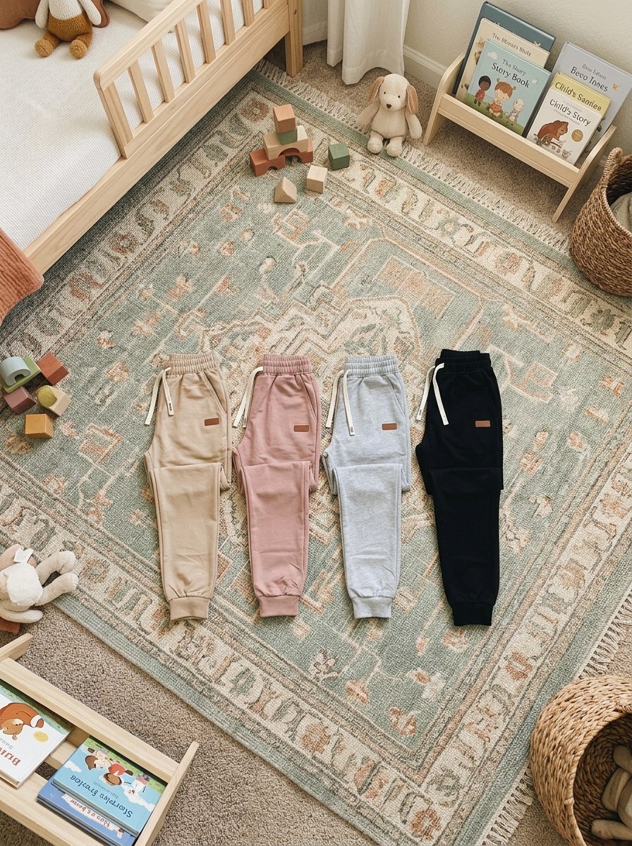 PANTS KIDS COTTON FAWN - Foto 4