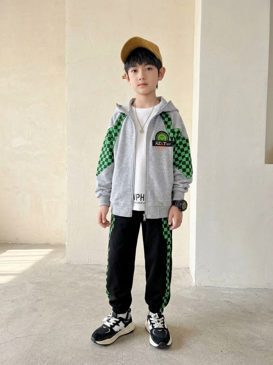 Set Boys Fuller Plaid Garren Suit - Foto 1