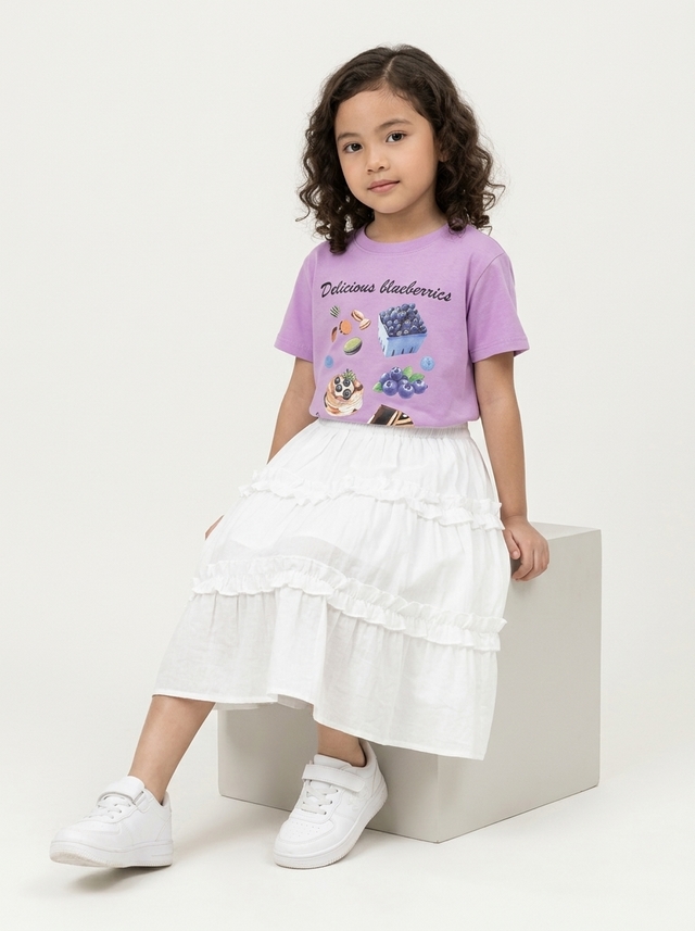 Set Girls Delicious Berry Skirt โ tampilan lain