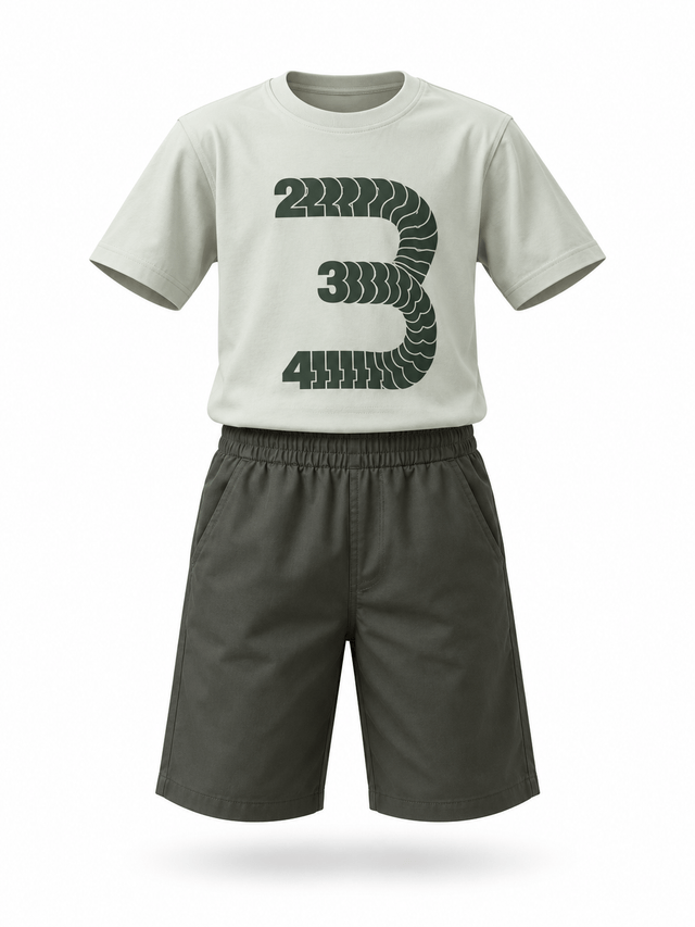 Set Boy Number Bolt Three