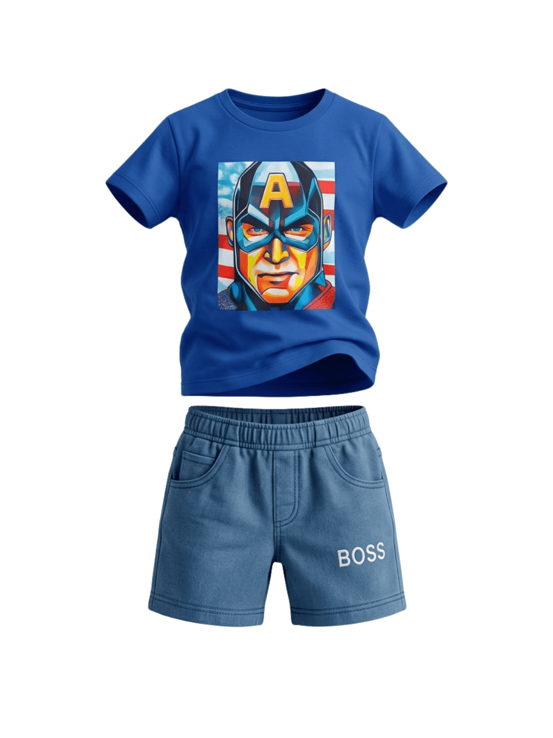 Set Boys Captain America Mask Assemble