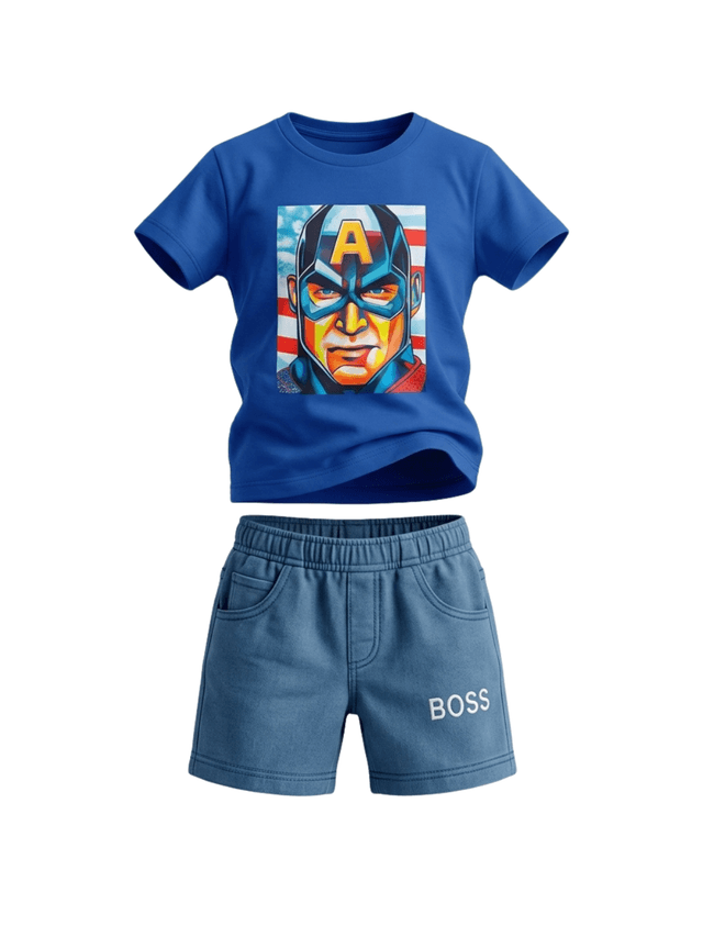 Set Boys Captain America Mask Assemble