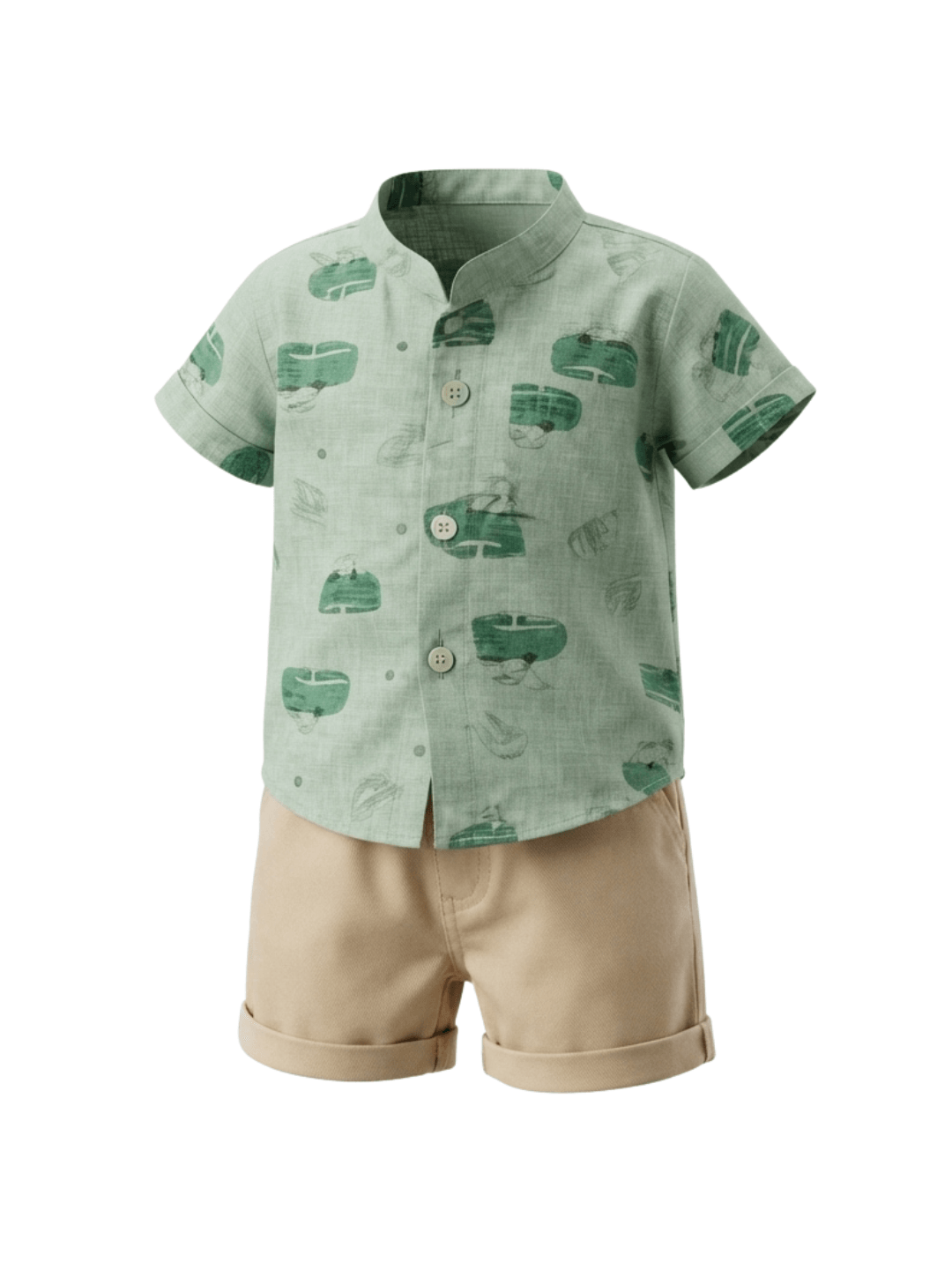 Set Boys Deinosuchus Mini Button Casual