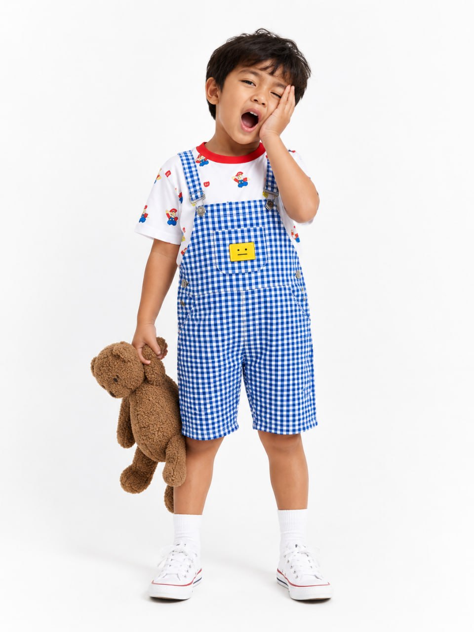 Setelan Anak Tartan Robbots - Foto 4