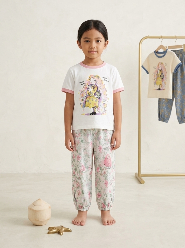 Set Girl Bubbly Daisy Days โ tampilan lain