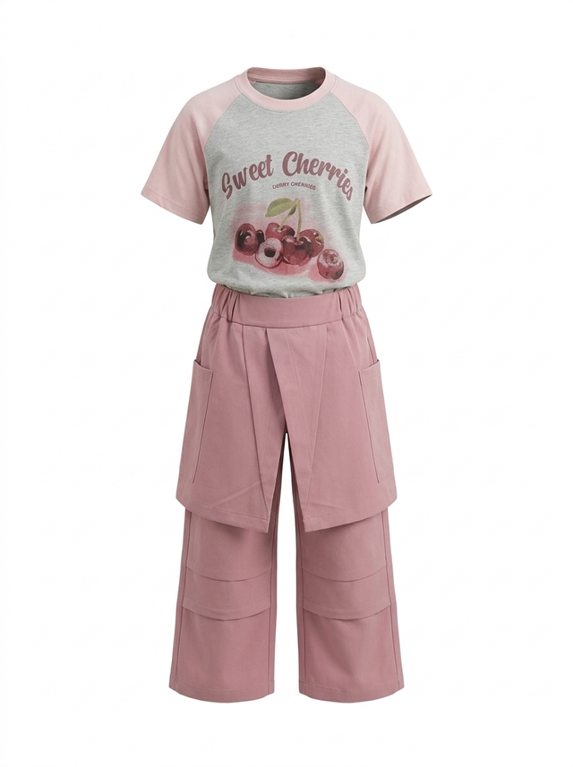 Set Girl Cherry Sour Red