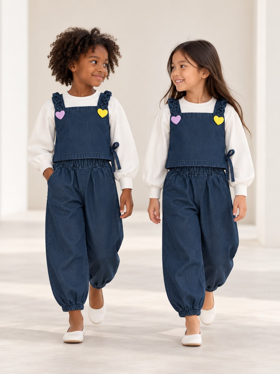 Set Girl Denim Morika Rolls