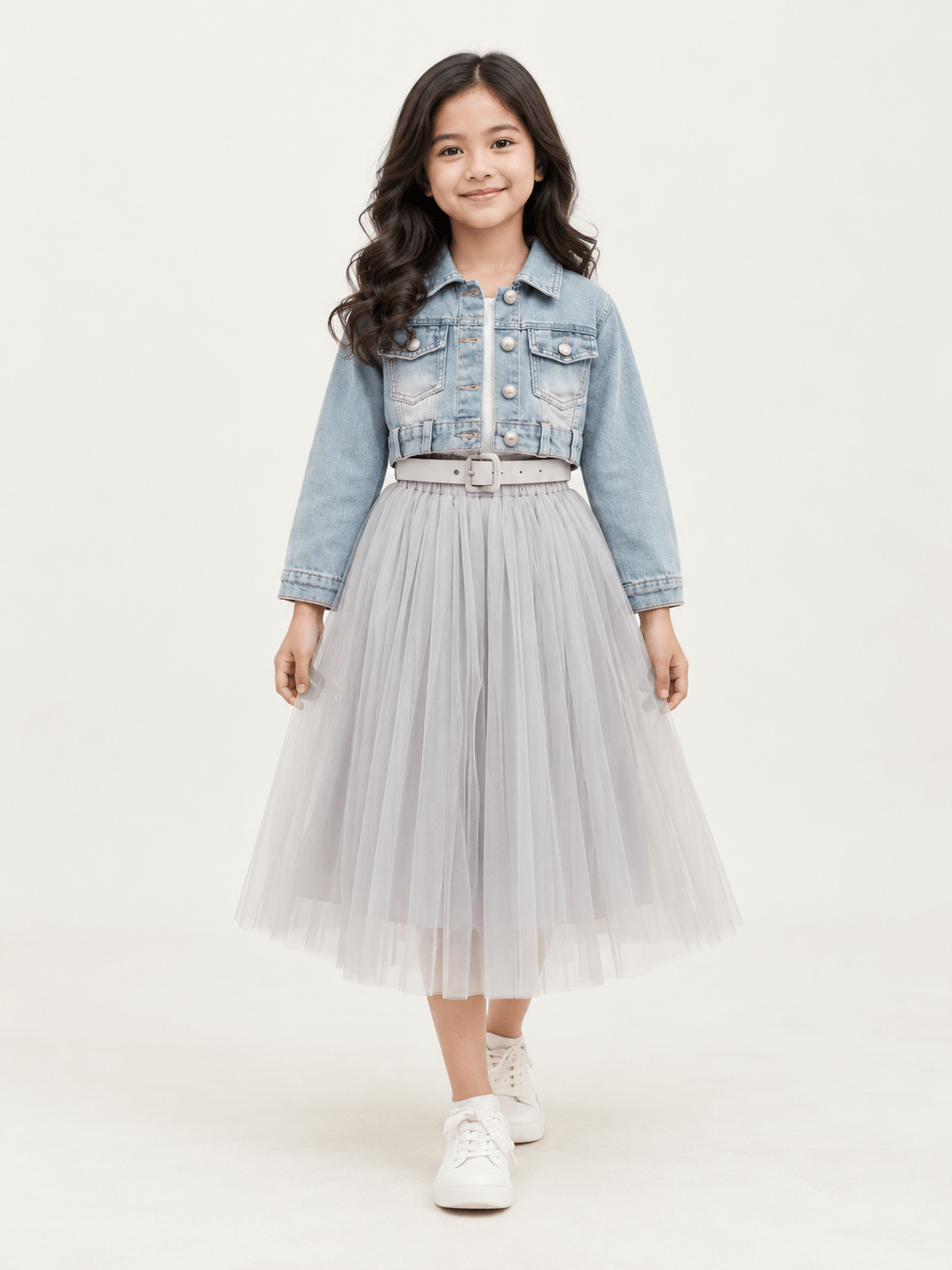 Set Girl Denim Party Swing - Foto 2