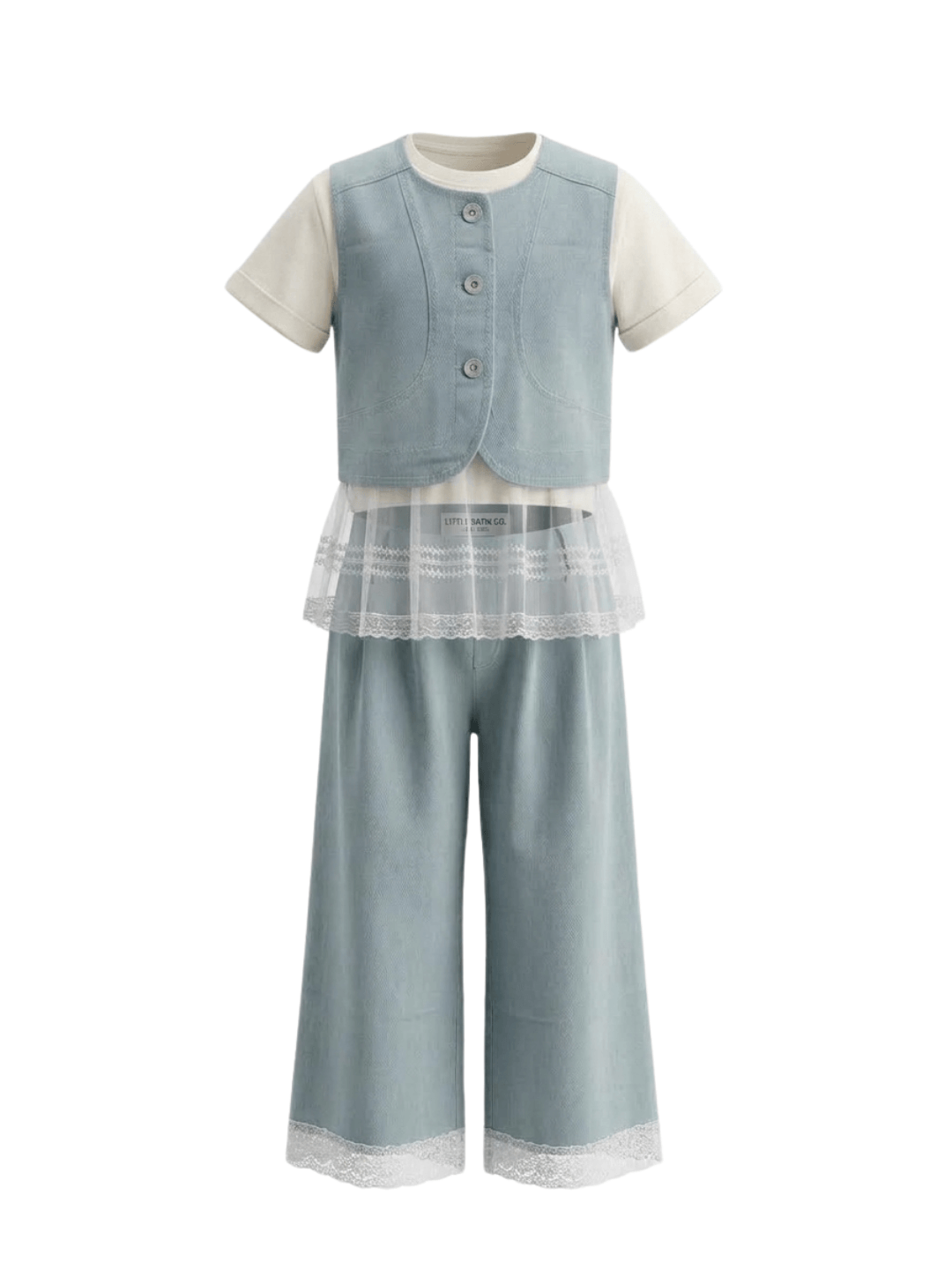 Set Girl Ellie Retro Frills