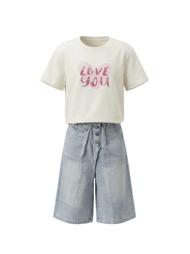 Set Girl Lovely Dovey Casual