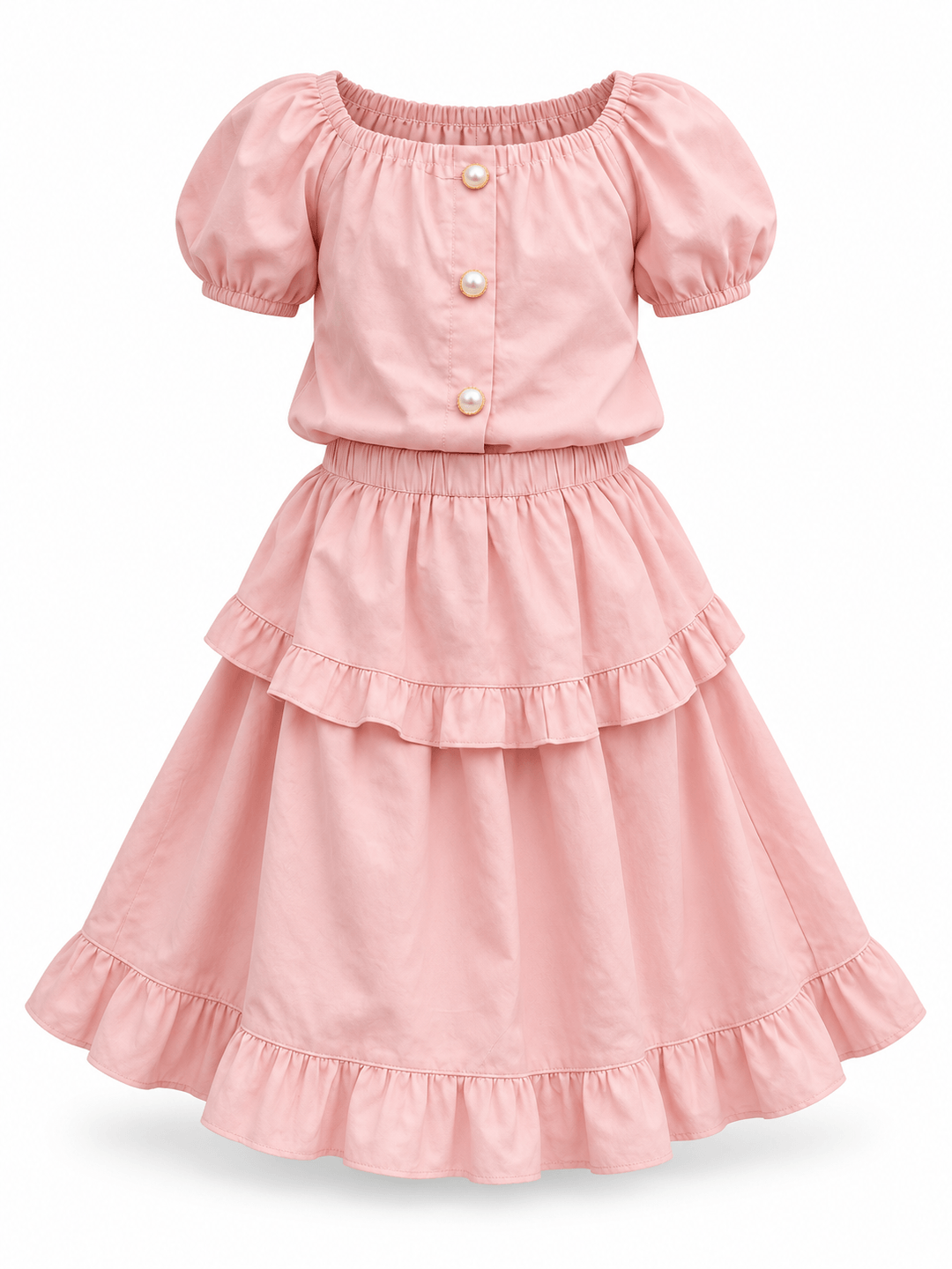 Set Girl Pearl Latch Ribbon