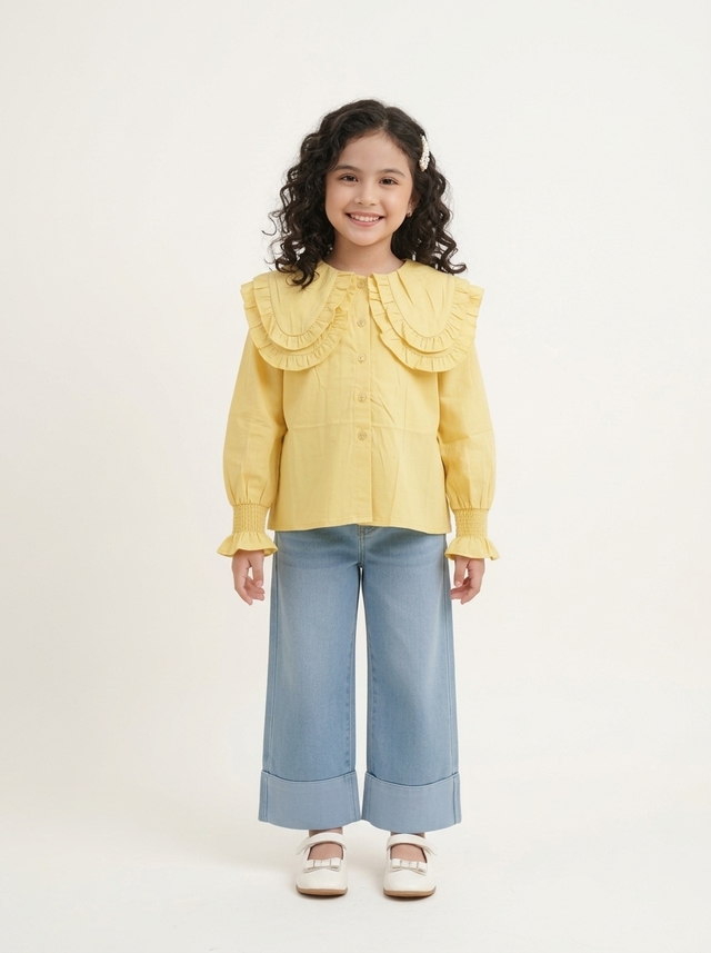 Set Girl Ruffle Denim Goods โ tampilan lain