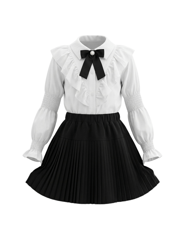 Set Girl Ruffle Perfect Bows