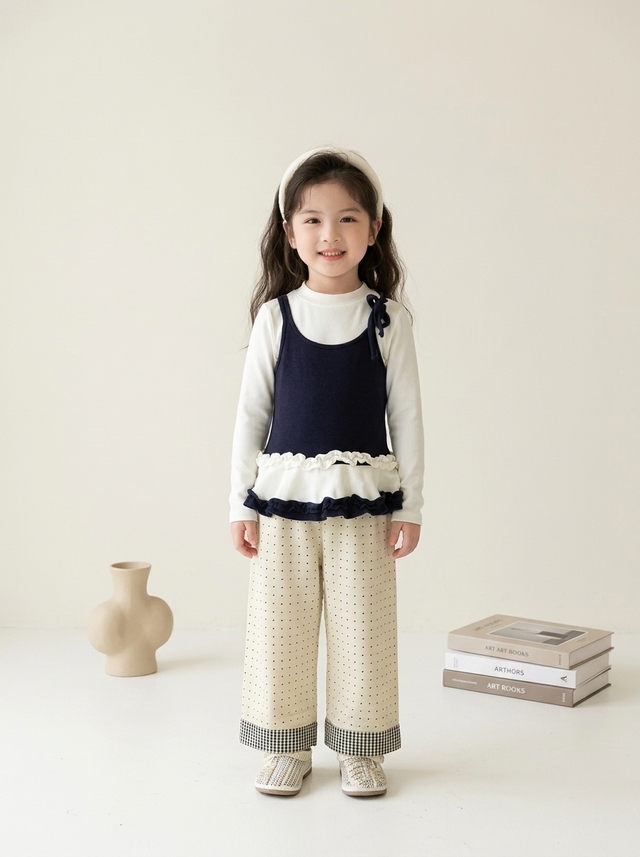 Set Girl Sapphire Soft Ruffle โ tampilan lain