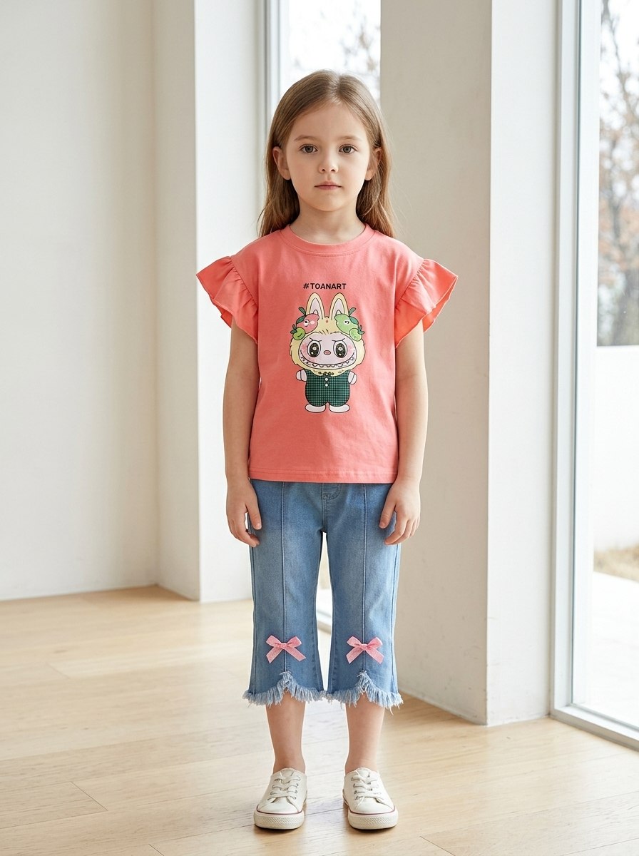 SET GIRLS COTTON FRILL