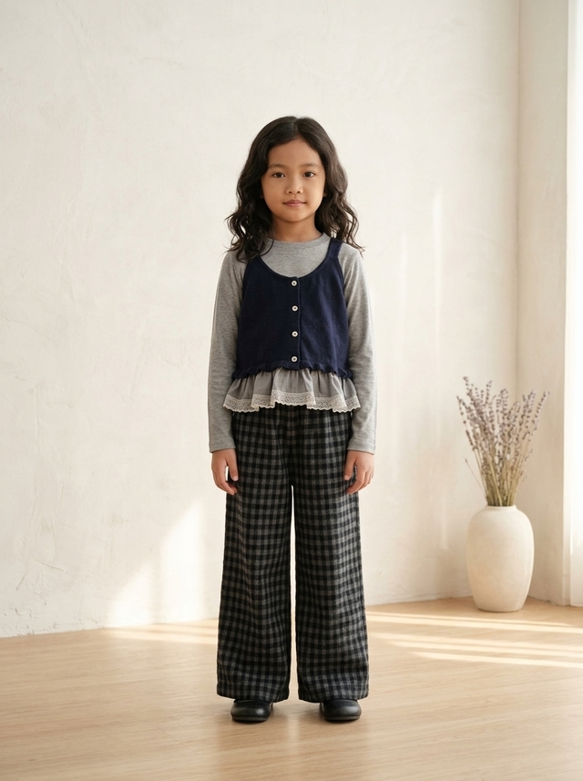 Set Girl Serene Scholarly Suit โ tampilan lain