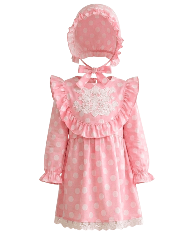 DRESS GIRLS PEACHY DOTS โ tampilan lain