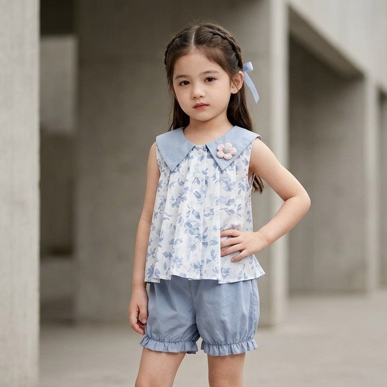 SET GIRLS SAFFRON FAWN