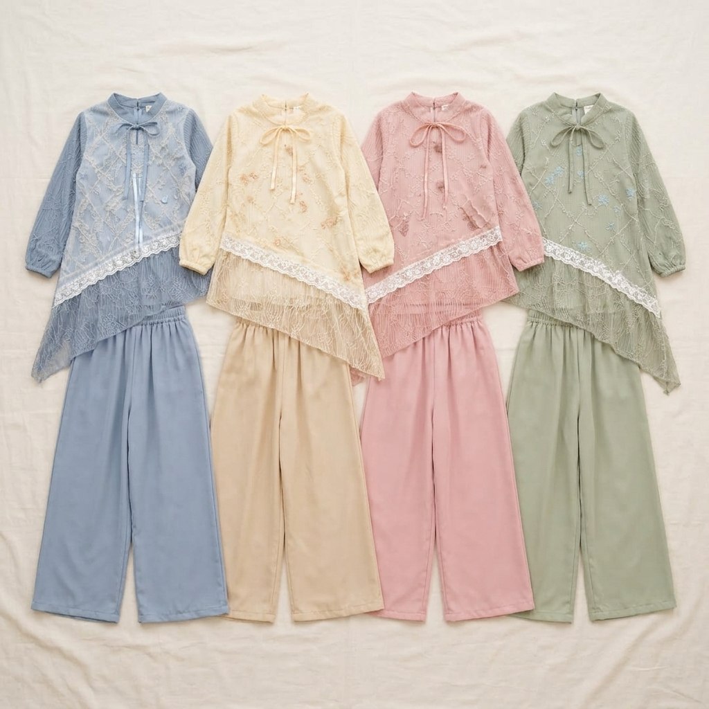 SET GIRLS SWEET RIBBON โ tampilan lain