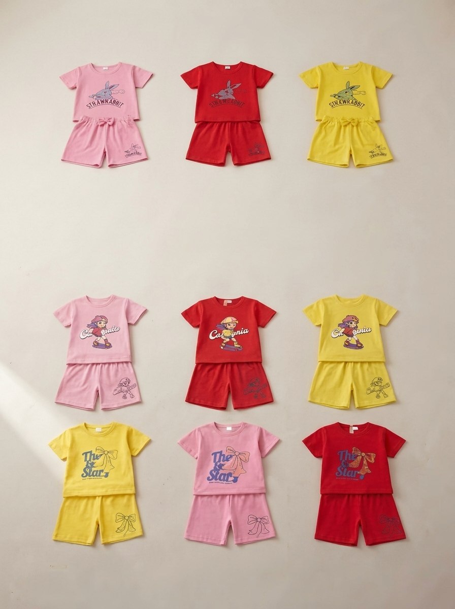 SET GIRLS TOFFE PLEATS