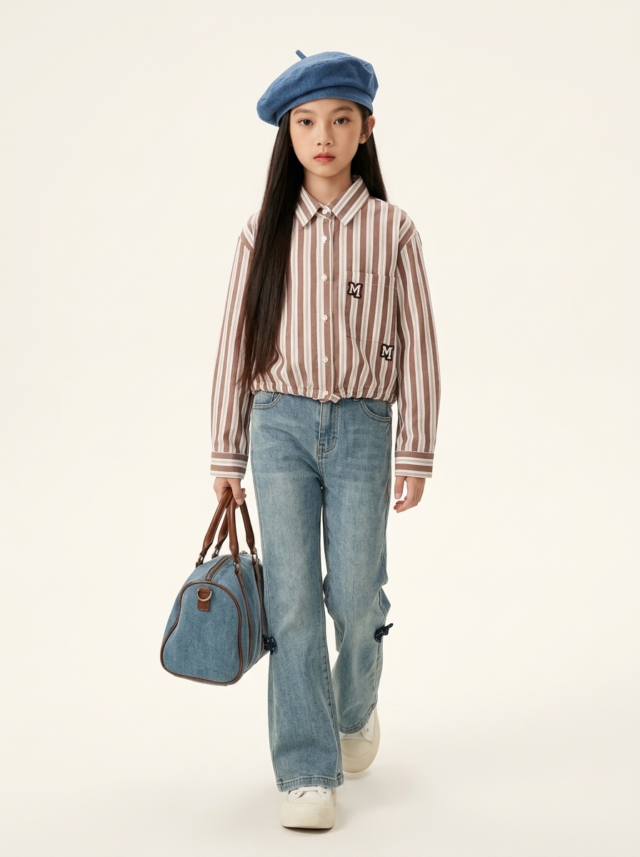 Set Girl Stripe Tickle Me
