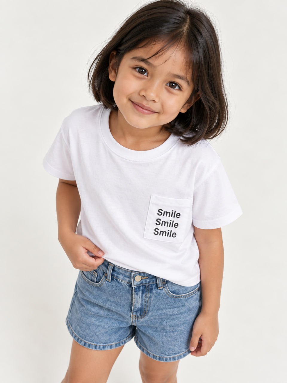 Set Girl Three Smile Short