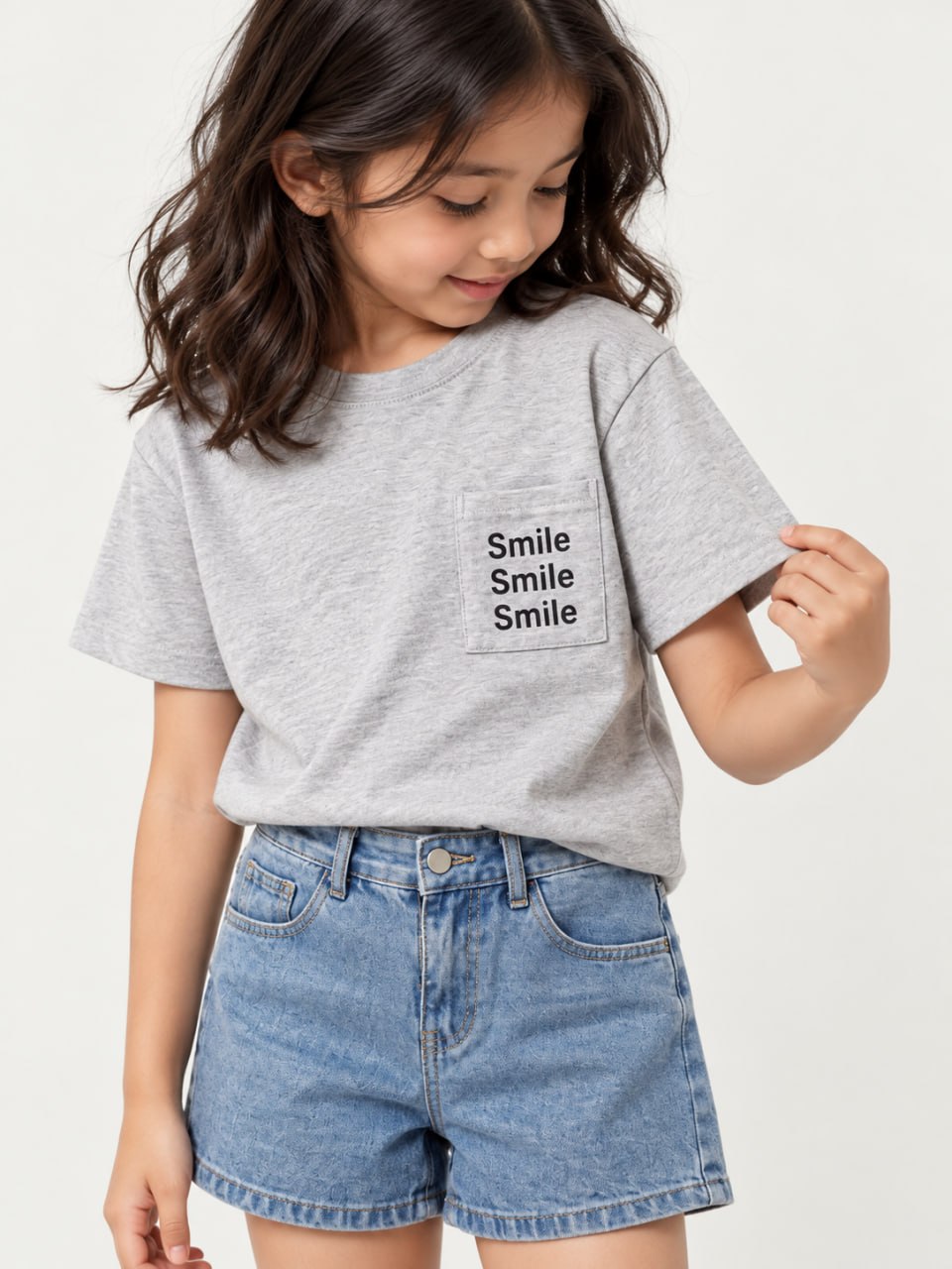 Set Girl Three Smile Short