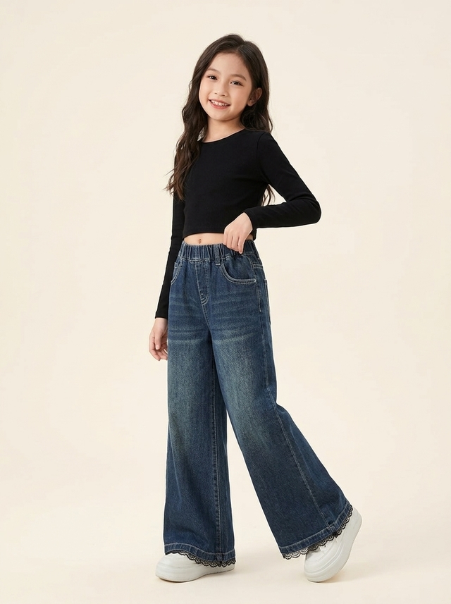 Pants Girls Versatile Street Walker โ tampilan lain