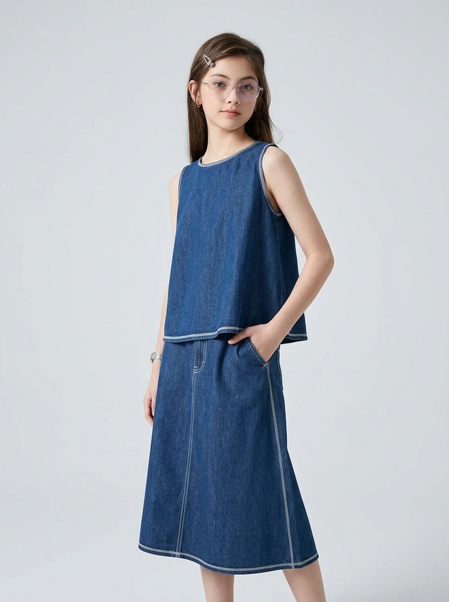 Set Girls Denim Serenity โ tampilan lain