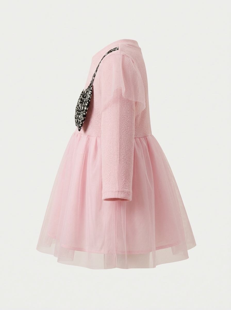 Dress Furing Ribbon Flowers - Foto 2