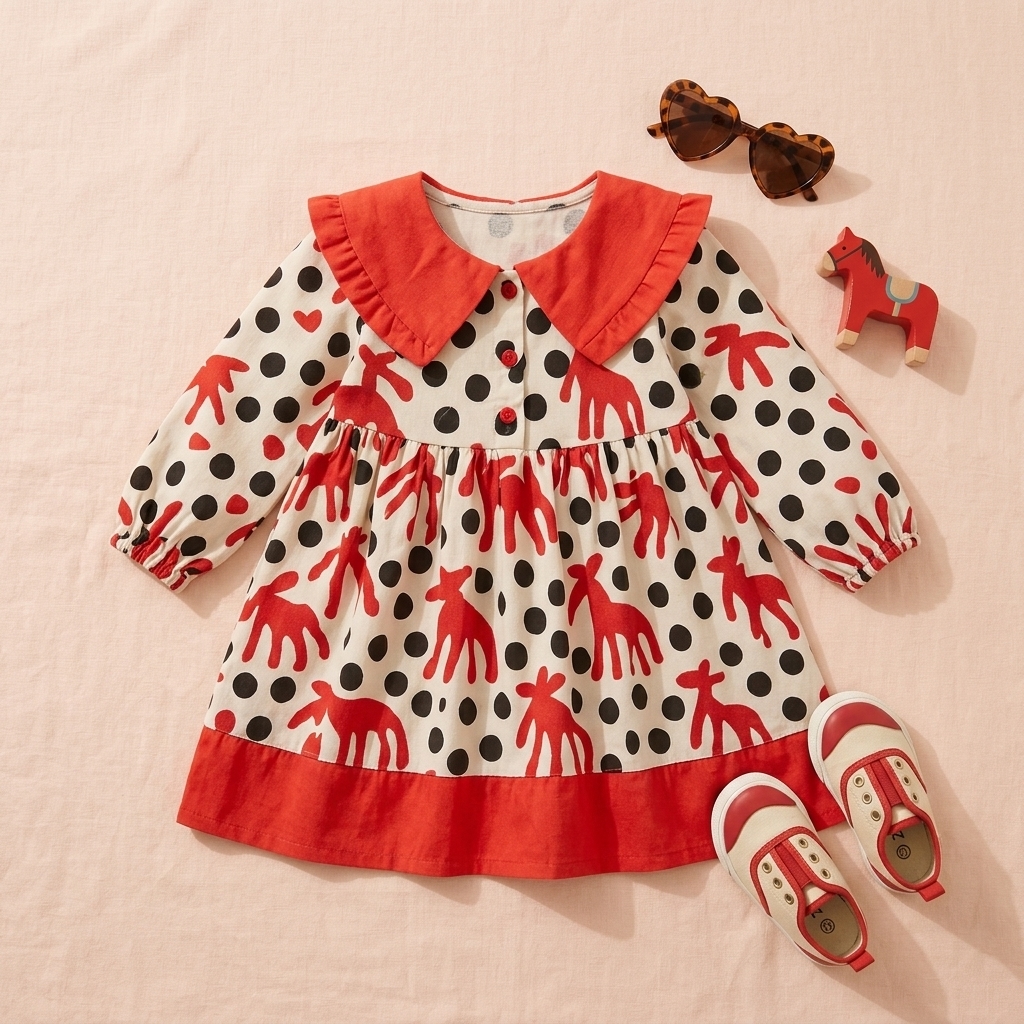 Dress Girl Polka Sweety - Foto 1