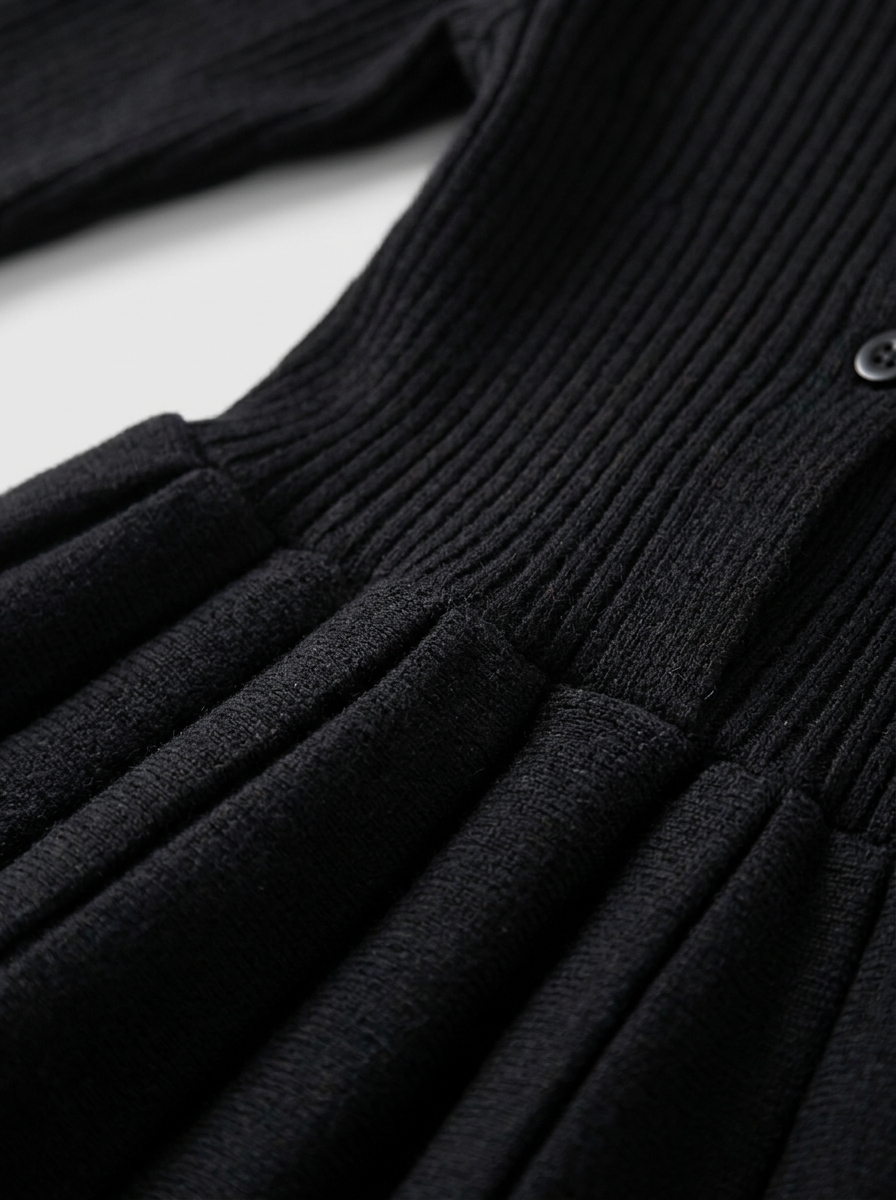 Dress Basic Knit Rample Plain