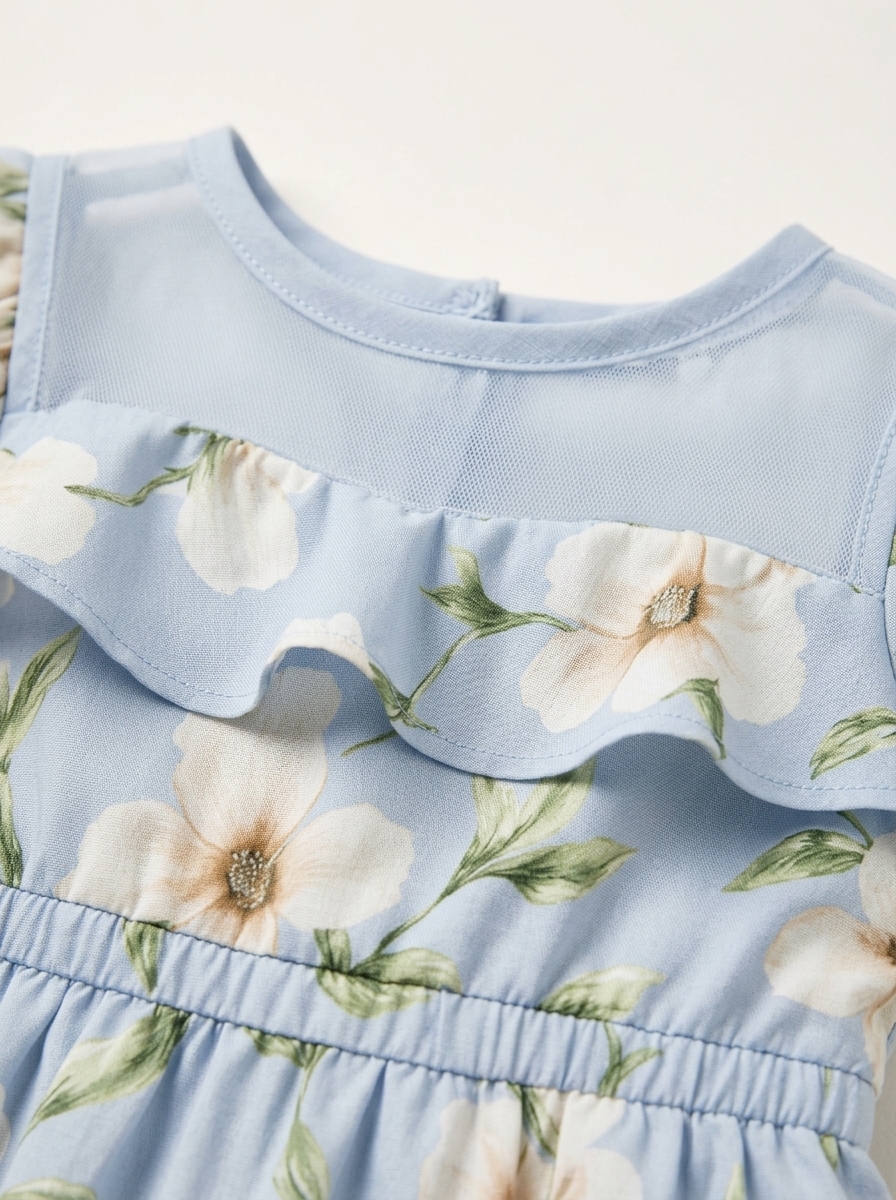 Dress Girl Blues Tiny Flow - Foto 1