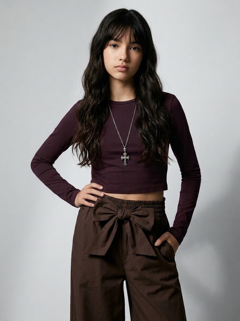 Set Girl Chic Brown โ tampilan lain
