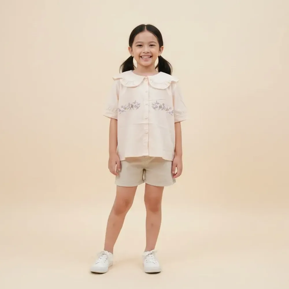 Tops Girl Dainty Flora Puff โ tampilan lain