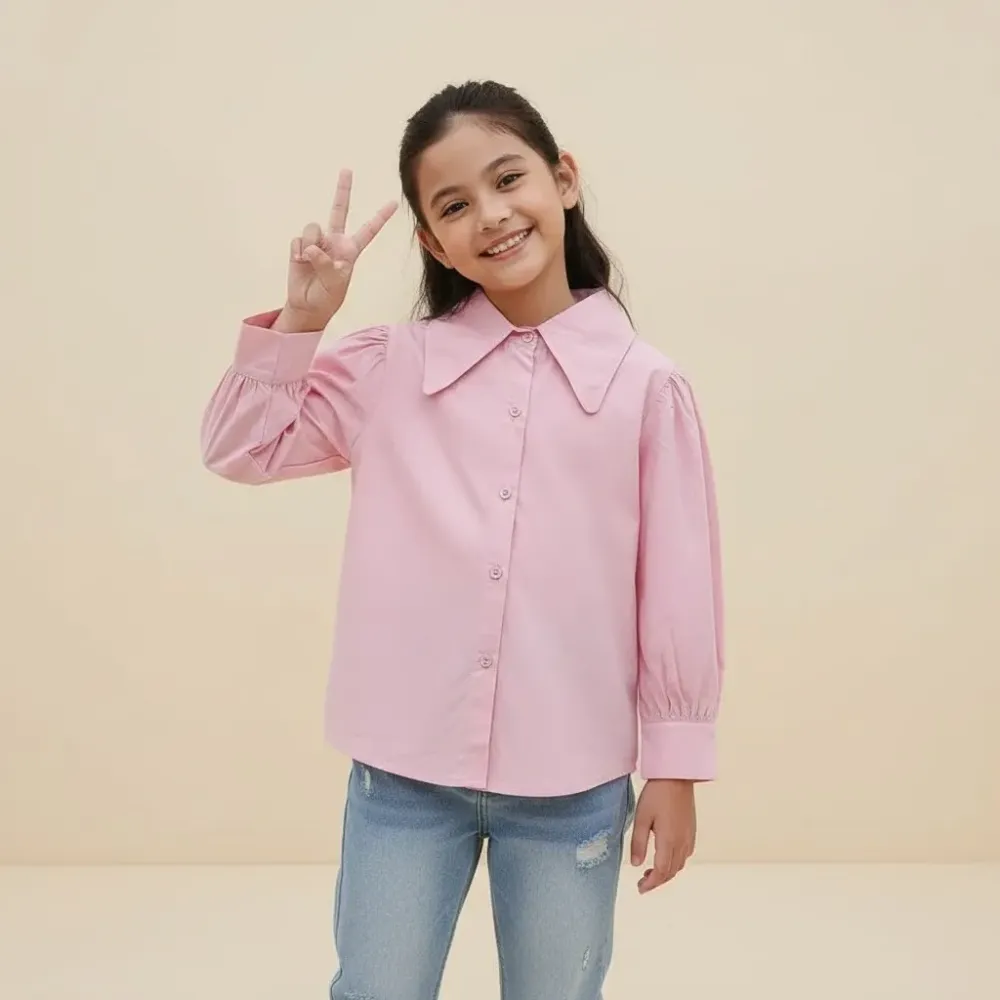 Tops Girl Seraphina Pointed Blouse โ tampilan lain